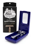 Double Edge Shaving Safety Razor With Travel Case & Free Blade. Fixed Price $24.99.