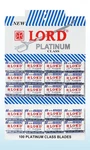 Lord Platinum Coated Double Edge Shaving Blades - 100 Count. Fixed Price $10.00.