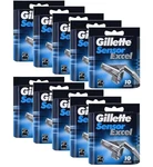 Gillette Sensor Excel Refill Razor Blades, 100 Cartridges. Fixed Price $125.99.