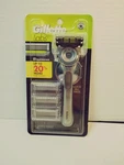 Gillette Labs Razor Exfoliating Bar 5 Blades Metal Handle 4 Cartridges Magnetic. Fixed Price $16.90.