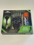 Schick Hydro Sensitive Shave Men Gift Set Razor 4 Refills Gel Socks Travel Cap. Fixed Price $16.50.