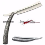 10.5" Sweeney Todd Straight Blade Barber Razor Pocket Knife Shaving Cut Throat. Fixed Price $12.95.
