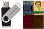Sketching Drawing Drafting Freehand Pencil Charcoal Brush - 277 Old Books On Usb. Fixed Price $19.99.