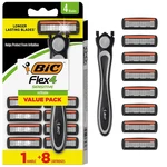 Bic Flex 4 Refillable Men's Disposable 10PC Set Long-lasting Blade. Fixed Price $18.25.
