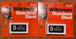 Vintage Wilkinson Sword Edge Stainless 5 Blade Each Pack Lot Of 2. Fixed Price $18.99.