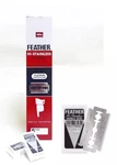 100 Feather Hi-stainless Platinum Coated Double Edge Safety Razor Blades Japan. Fixed Price $36.99.