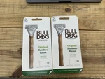 Bulldog Original Bamboo Razor W/ 2 Cartridges Lot Of Nip. Fixed Price $13.00.