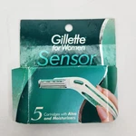Gillette Sensor For Women Razor Blade 5 Refills Cartridges 1998. Fixed Price $15.00.