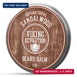 Viking Revolution Sandalwood Beard Balm - Butter With Argan Oil, Sof. Fixed Price $16.43.