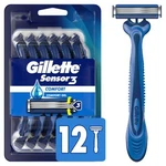Gillette SENSOR3 Comfort Men's Disposable Razors 12CT - Imperfect Box. Fixed Price $12.99.