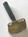 Vintage Gem Junior Razor Fat Black Bakelite Handle Gold Brass. Fixed Price $14.95.