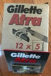Vintage 1995 Gillette Atra Razor No Lubricant Strip 60 BLADES12 X Pack. Fixed Price $340.49.