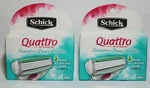 Schick Quattro Sensitive Razor Blades For Women W/hypo-allergenic Aloe, 4X2 Ct.. Fixed Price $15.49.