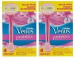 (2) Gillette Venus Comfortglide White Tea 4 Disposable Razors Gel Bar Sealed New. Fixed Price $17.95.