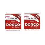 Dorco Stainless Steel Single Edge Razor Blades 100CT - Red 2 Pack. Fixed Price $9.99.