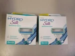 Lot Of 2 Boxes Schick Hydro Silk 5 Sensitive Razor Blade Refills 6 Cartridges Ea. Fixed Price $15.39.