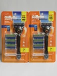 Lot Of 2 Gillette Fusion 5 Proglide Razors With 4 Cartridges Each New. Fixed Price $28.00.