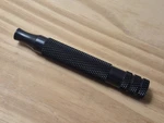 Razorock Bulldog Black Aluminum Safety Handle - Heavily Knurled Grip. Fixed Price $24.50.