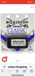 Wilkinson Sword Classic Double Edge Razor Blades Silver 5 Count Pack. Fixed Price $32.00.