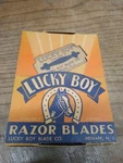 Vtg Nos Lucky Boy Double Edge Razor Blades 20 5 Packs Full Display Box. Fixed Price $49.99.