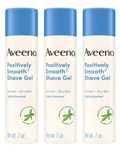 3 Pack Aveeno Positively Smooth Shave Gel With Aloe, Normal-dry Skin 7 Oz. Fixed Price $32.80.