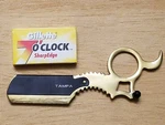 Barber Cut Throat Straight Razor Beard Shaving Knife Stainless Steel With Blade. Fixed Price $8.99.