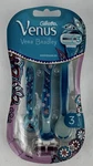 Vera Bradley Gillette Venus Disposable Razors 3 Pack New Blue Floral Design. Fixed Price $10.00.
