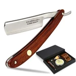 Straight Razor Wooden Handle Gold Dollar Retro Barber Shaving Ready Without. Fixed Price $74.99.