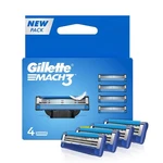 Gillette Mach 3 Sharp For Smooth Shave Cartridge (pack Of 4) -free Ship. Fixed Price $25.10.