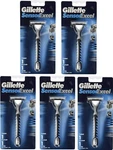 5 Gillette Sensor Excel Razor 1 Handle + Cartridge Free Fast Shipping. Fixed Price $153.90.