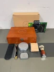 Naked Armor Straight Razor Kit Solomon Japanese Carbon Steel Blade, Complete. Fixed Price $183.96.