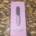 ZS-002 Wireless Hair Straightener Comb, Dual Use, Gray, 35W Battery, Unisex. Fixed Price $9.50.