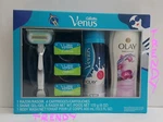 Gillette Venus Platinum Razor, Olay Body Wash, & Shaving Cream Gift Pack. Fixed Price $39.95.