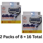 Lot Of 2 Gillette Skinguard Men's Razor Blade Refills 16 Total Cartridges New. Fixed Price $49.95.