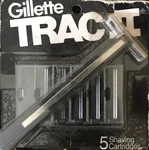 Vintage Gillette Tracii Razor With Five Shaving Cartridges Nos Made Usa. Fixed Price $125.00.