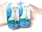 2 Gillette Venus Skin Elixir Sensitive Extra Smooth Razors + 4 Cartridg. Fixed Price $18.99.