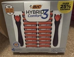 Bic Hybrid Comfort 3 Razor Box Gift Set 20 Cartridges Handles Bnib. Fixed Price $19.99.