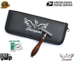 Pro Men Heavy Duty Double Edge Safety Razor Wooden + Free Pouch 10 Blades. Fixed Price $17.56.