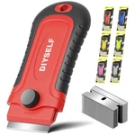 Diyself Razor Scraper With 15 Extra Blades, Pack, Red. Fixed Price $16.16.