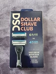 Men's Dollar Shave Club Test Drive Both Blade Set 4 & 6 W/handle. Fixed Price $12.99.