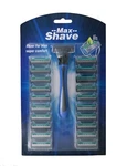 Max Shave 3 Blade Disposable Razors Men 20 Pack - With Aloe Strip Comfort. Fixed Price $15.99.