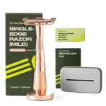 Leaf Twig Set, Razor, Matching Stand, 50-PACK Blades & Tin New Box. Fixed Price $59.99.