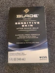 Cvs Pharmacy Blade For Men Sensitive Skin After Balm 5 Fl Oz (148 Ml). Fixed Price $25.00.