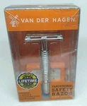Van Der Hagen Traditional Safety Razor + 5 Blades New Other Shaver. Fixed Price $14.99.