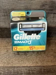Mens Gillette MACH3 Refills Razor Blades - 12 Cartridges. Fixed Price $19.50.