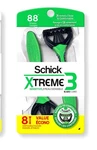 Schick 3 Blade Disposable Razors For Men, 8 Ct, Men's Sensitive Skin Manual. Fixed Price $14.99.