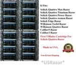 Refills Fits Men Schick Quattro Titanium Quatro Razor Blades Cartridge 4 8 16. Fixed Price $96.99.