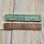 Vintage Johnny & Lowes Leader Milwaukee Barber Supply Straight Razor Boxes Read. Fixed Price $22.99.