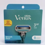 Venus Gillette Smooth Women's Razor 3 Blades Refills 8 Cartridges New Sealed. Fixed Price $11.25.