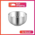 Akstore Men's Durable Shave Soap Cup Stainless Steel Heat Insulation Smooth. Fixed Price $10.09.